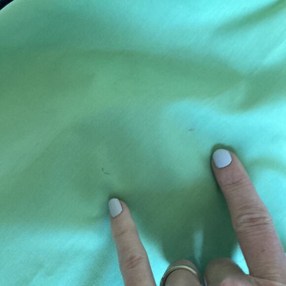 Land’s End Spring Green Button Down 3/4 Sleeve Shirt, Size 6 - Picture 9 of 9